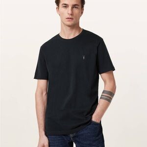 Allsaints Brace Brushed Cotton Crew Neck Tee. Large.